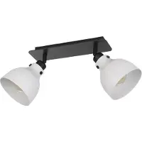 Eglo Grijze plafondlamp Matlock 2x E27 - design