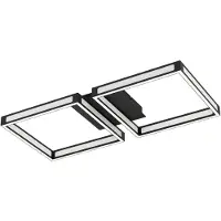Eglo Led plafondlamp Altaflor zwart