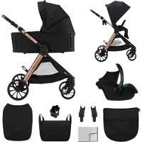 Kinderkraft Kinderwagen Vesto 3-in-1 Black