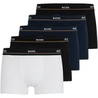 BOSS Boxershorts 'Essential' navy / kobaltblauw / zwart / wit