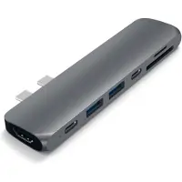 Satechi TYPE C PRO Hub 4K HDMI Grijs