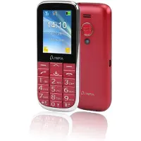 Olympia Joy II 2G (2.40", 2G), Sleutel mobiele telefoon, Rood, Zilver