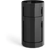 HAY Facet Kastje Anthracite | 110 (1 large + 1 small door, H71) | With feet and castors