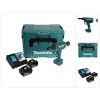 Makita DRV 250 RTJ accu-blindklinkmachine 18 V 20 kN borstelloos + 2x accu 5,0 Ah + oplader + Makpac