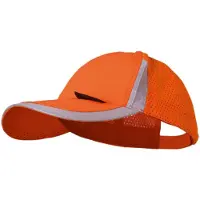 Beta - Reflecterende Baseballcap - Fluorescerend Oranje - Universele maat - Verstelbaar