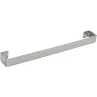Plieger Cavallino Retto handdoekbeugel RVS max. 2 per radiator 602mm Cavallino Retto dubbel Chroom
