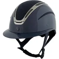 BR Equestrian Equipment Zeta Starlight Rijhelm Navy/Gunmetal 52-54