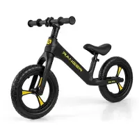 Milly Mally Ranger loopfiets 12 inch zwart - Kinderloopfiets