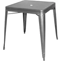 Bolero Vierkante Bistro Tafel Grijs 66cm - DM904
