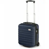 Princess Traveller Singapore - Underseater - Handbagage koffer geschikt voor oa Transavia, TUI, Vueling & WizzAir - Donker Blauw - ABS - 40x30x20cm - 20 liter