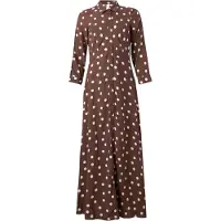 Y.A.S Blousejurk 'YASSAVANNA' chocoladebruin / wit