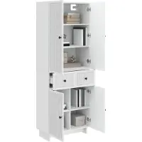 vidaXL - Kast - Set - 2 - st - Bewerkt - hout