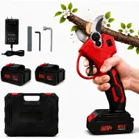 Traumheim Accu snoeischaar 21V – Elektrische tuinschaar – 0-30 mm – Met 2 accu’s en digitale display