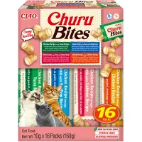 Ciao Kattensnack Churu Bites 4 Varianten Chicken 16x10 gr