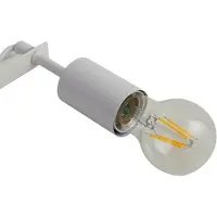 LINDBY Tafellampe , Hubi, Wit, Woonkamer, Glas, Modern