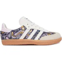 Adidas Sneakers 'Samba x Liberty London' grijs / donkerlila / pastelroze / wit