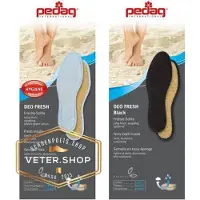 Pedag Deo Fresh - blote voeten zool met zilver ionen - 46, badstof inlegzooltjes voor zomerschoenen