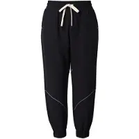 Ulla Popken - Dames - Functionele trainingsbroek waterafstotend reflector - Zwart - Maat 46+