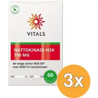 Vitals 3x Nattokinase-NSK (60 capsules)