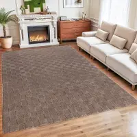 Muratap Vivant chesterfield vloerkleed laagpolig effen - 200x290 cm