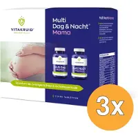 Vitakruid 3x Multi Dag & Nacht Mama 100% Vegan (2 x 90 tabletten)