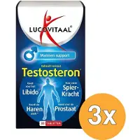 Lucovitaal 3x Testosteron Mannen Support (30 tabletten)