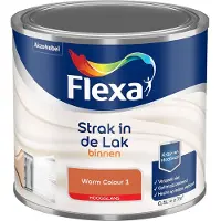 Flexa - Strak In De Lak Binnenlak Hoogglans - Warm Colour 1 - Mengverf - 500 Ml