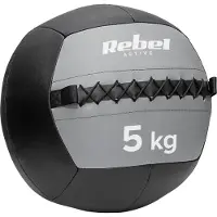 Rebel Active Serie - Medicijnbal - 5 kg - Synthetisch Leer - Ergonomische Handgreep