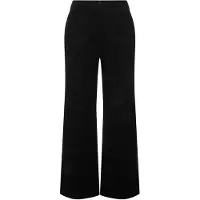 Ulla Popken - Dames - Jeans Mary wijde pijp 5-pocketmodel - Klassiek zwart - Maat 30