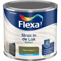 Flexa - Strak In De Lak Buitenlak Zijdeglans - Calm Colour 1 - Mengverf - 500 Ml