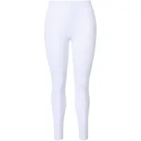 Ulla Popken - Dames - Legging skinny elastische tailleband OEKO-TEX - Sneeuwwit - Maat 66+