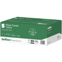 BlackSatino Satino GreenGrow PT2 vouwhanddoek m-vouw 24x20,6cm 2-laags