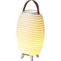 Kooduu Synergy 35 Wijnkoeler met Bluetooth speaker en LED lamp | 41 cm | Draagbaar & oplaadbaar | Wit