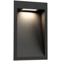 Wever & Ducre Oris Outdoor Inbouw Wandlamp Oris 2.0 | Black Matt