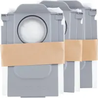 INF Stofzak Vervangingsset (3-Pack) compatibel met Roborock Qrevo, Saros 10, S8 Max Series