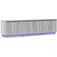 vidaXL TV Kast 180 x 38 x 49 cm Grijs Sonoma Bewerkt hout