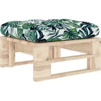 vidaXL Tuinhocker pallet geïmpregneerd grenenhout