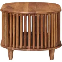 vidaXL Handgemaakte Salontafel Teakbruin 85 x 50 x 40 cm