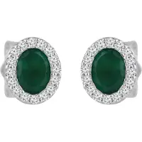 Diamant Exquis Oorbellen zilver