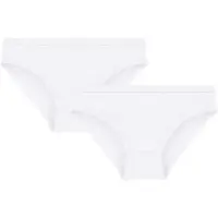 Petit Bateau Onderbroek wit gemêleerd