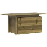 vidaXL Tuintafel 100x50x75 cm geïmpregneerd grenenhout