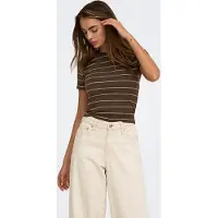 ONLY slim fit T-shirt met viscose model 'JUNE'