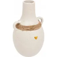 Atmosphera Keramische vaas FLORAL, 22 cm