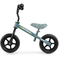 Milly Mally Dragon loopfiets blauw 10 inch - Kinderloopfiets