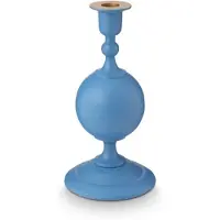 Pip studio Kandelaar Sphere - Kaarsenhouder van Metaal - Lichtblauw - 24cm