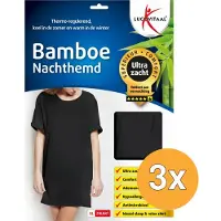 Lucovitaal 3x Bamboe Nachthemd Xl (1 stuk)