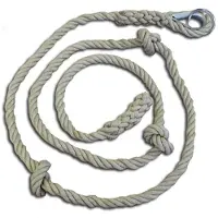 Softee Indoor Rope Climbing With Knots 4m Beige 4m