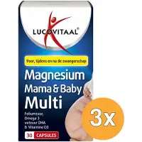 Lucovitaal 3x Magnesium Mama & Baby Multi (30 capsules)
