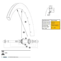 Mavic Cosmic Slr45 26 Racefietsvelg