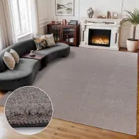 Muratap Comfy premium luxe effen vloerkleed wasbaar uni 200x290 cm